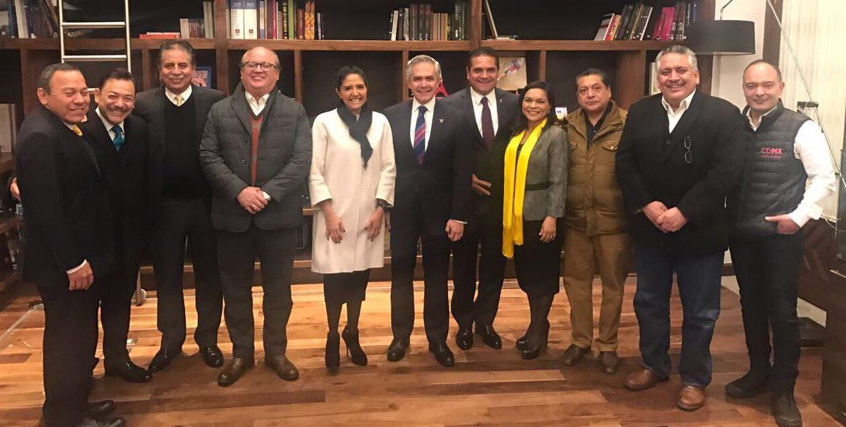 PRD cierra filas con Mancera; le da su apoyo para ser el candidato presidencial del Frente