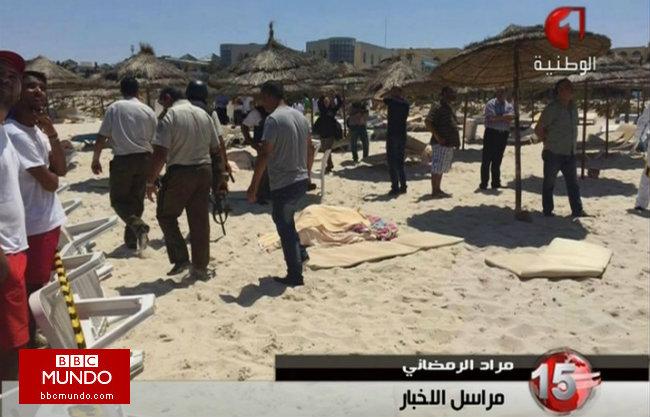 Al menos 37 personas mueren en ataque a hotel en Túnez
