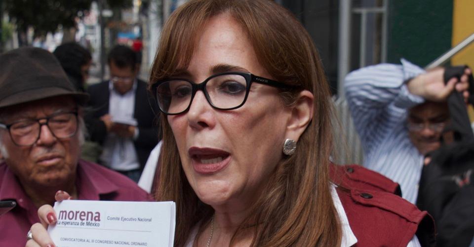 Por ‘defectos’ en el padrón de Morena, Yeidckol Polevnsky pide alargar la elección interna