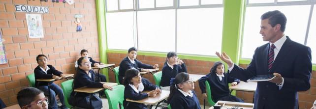 Peña Nieto anuncia inversión 7 mil 500 mdp para rehabilitar 20 mil escuelas