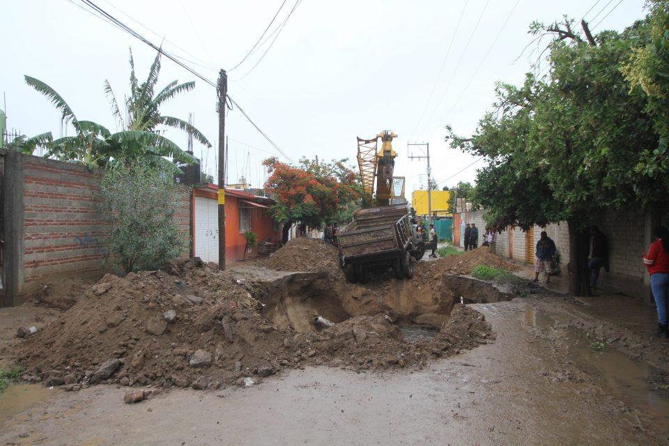 2 muertos, 2 desaparecidos, deslaves e inundaciones, el saldo de la tormenta Beatriz en Oaxaca