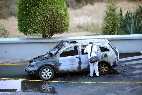 Atribuye PGJDF a “La Mano con Ojos” hallazgo de 2 cuerpos en Santa Fe