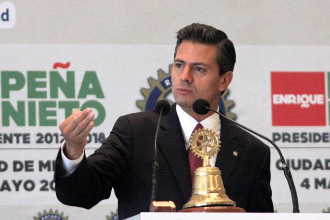 Peña Nieto pide debatir agenda de seguridad