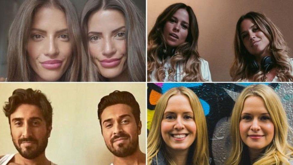 Los gemelos que hacen de su condición un gran negocio