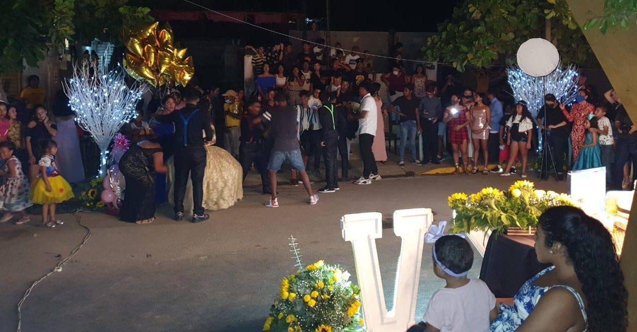 Dispersan fiesta con más de 500 invitados en Acapulco