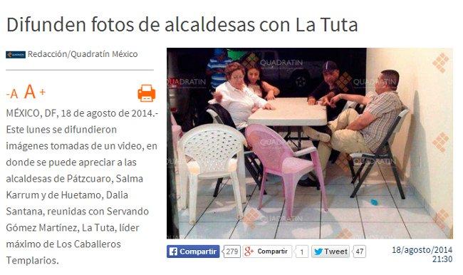 Alcaldesa que aparece con la Tuta en nuevo video pide licencia por 30 días