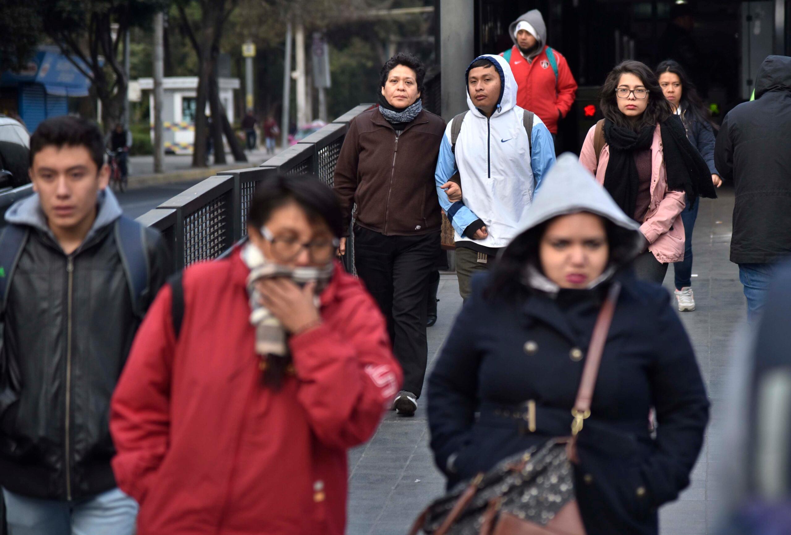 Se acerca otro frente frío; se esperan hasta siete grados bajo cero en la Ciudad de México