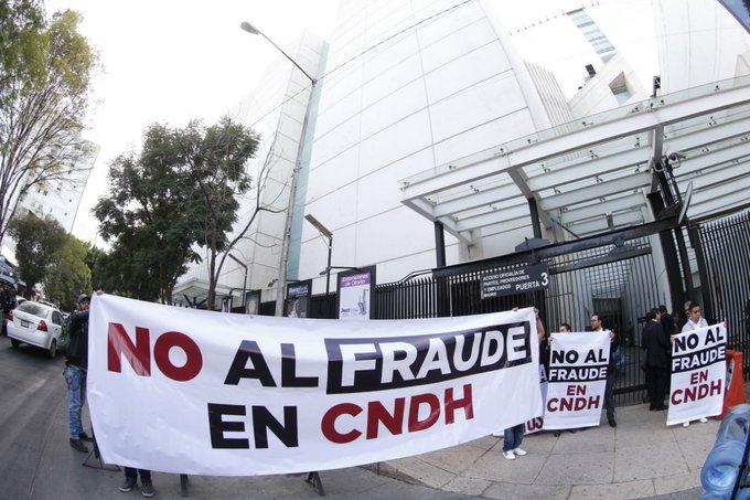 PAN ‘clausura’ el Senado para impedir que Rosario Piedra proteste como titular de CNDH