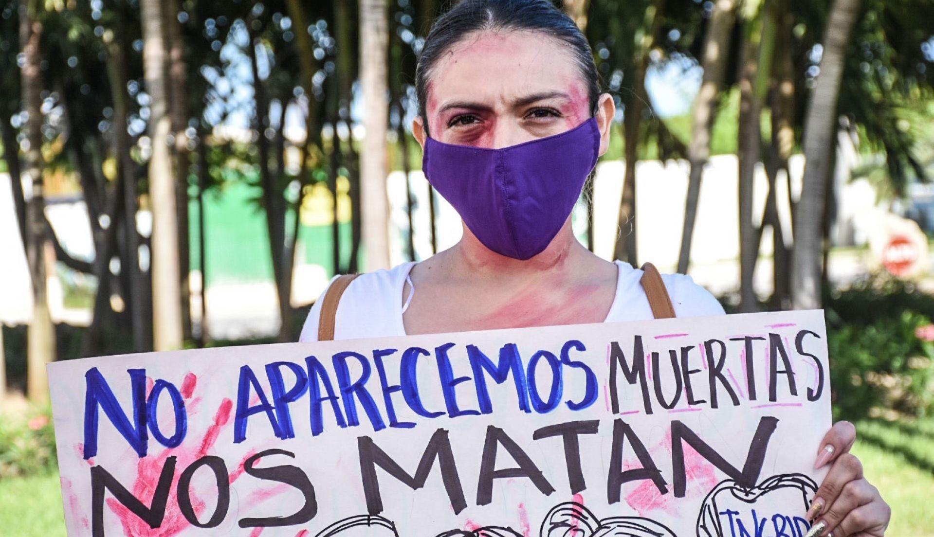 ‘Quiero vivir, no sobrevivir’: Mujeres marchan en Milpa Alta por feminicidio de Isabel y Anet