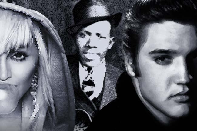 Festejando a tres leyendas de la música: Elvis Presley, Robert Johnson y Madonna
