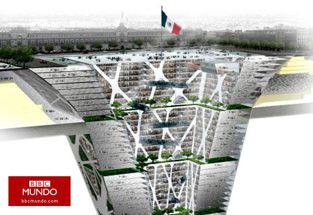 Los impresionantes edificios bajo tierra en Ciudad de México