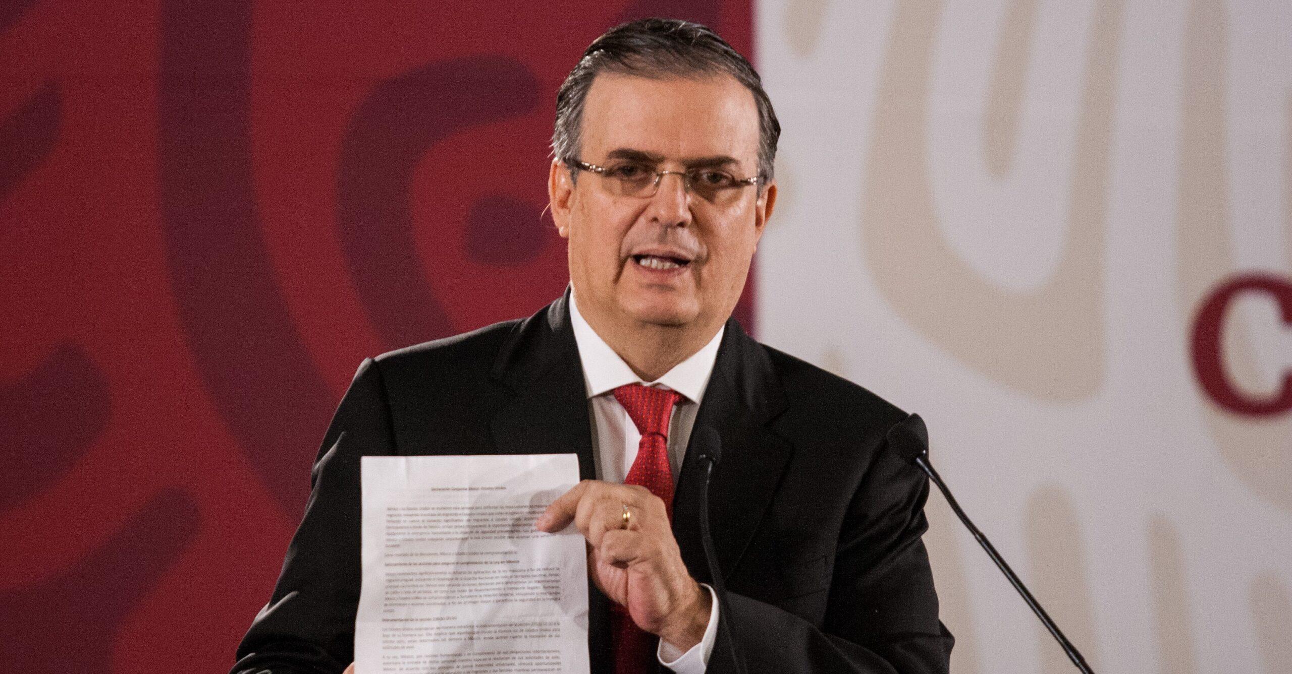 “Separamos lo económico de lo migratorio”, dice Ebrard y niega acuerdo agrícola con EU