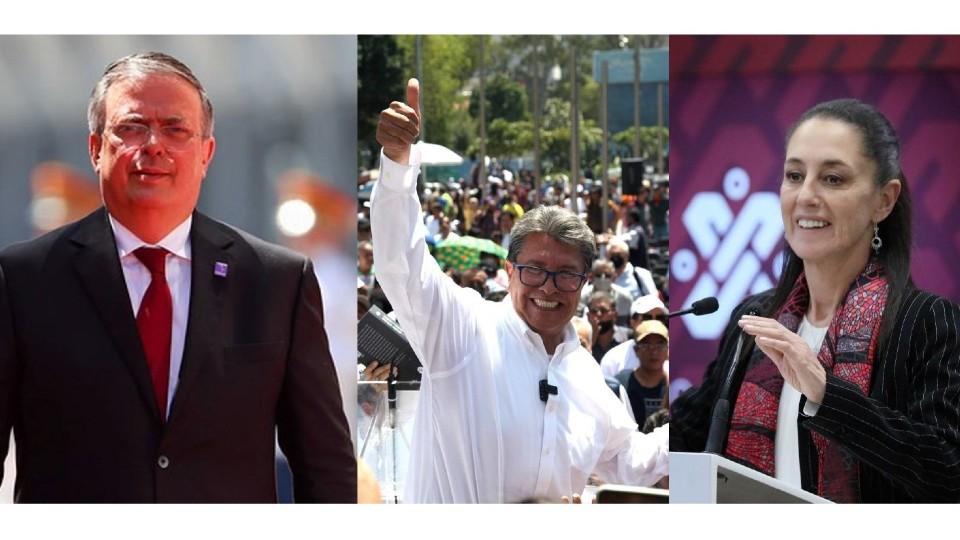 Sheinbaum, Ebrard y Monreal: las actividades de los presidenciables de Morena este sábado