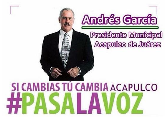 El actor Andrés García es el <i>gallo</i> del Partido Humanista para la alcaldía de Acapulco