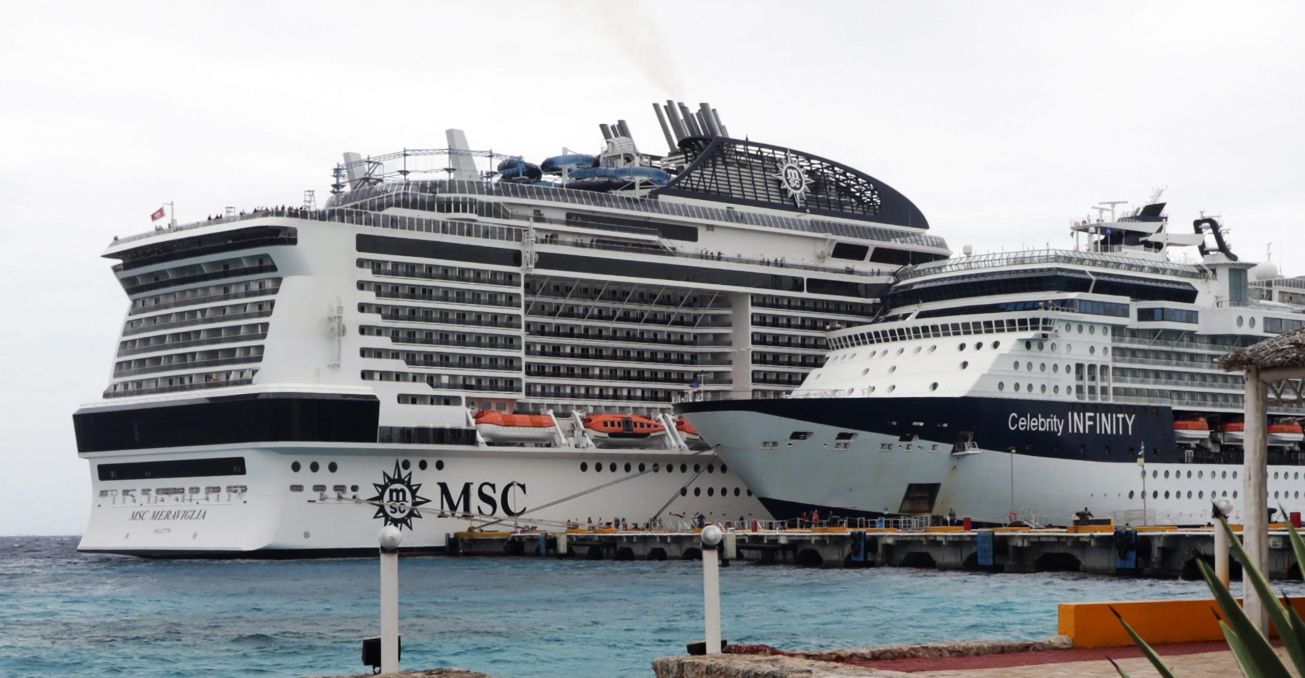 Descartan COVID-19 en pasajeros del crucero Meraviglia en Quintana Roo