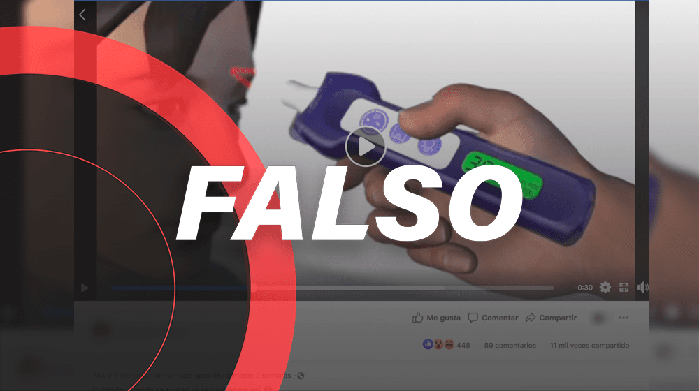 ¡Ojo! Es *falso que los termómetros infrarrojos* dañan la retina y matan tus neuronas