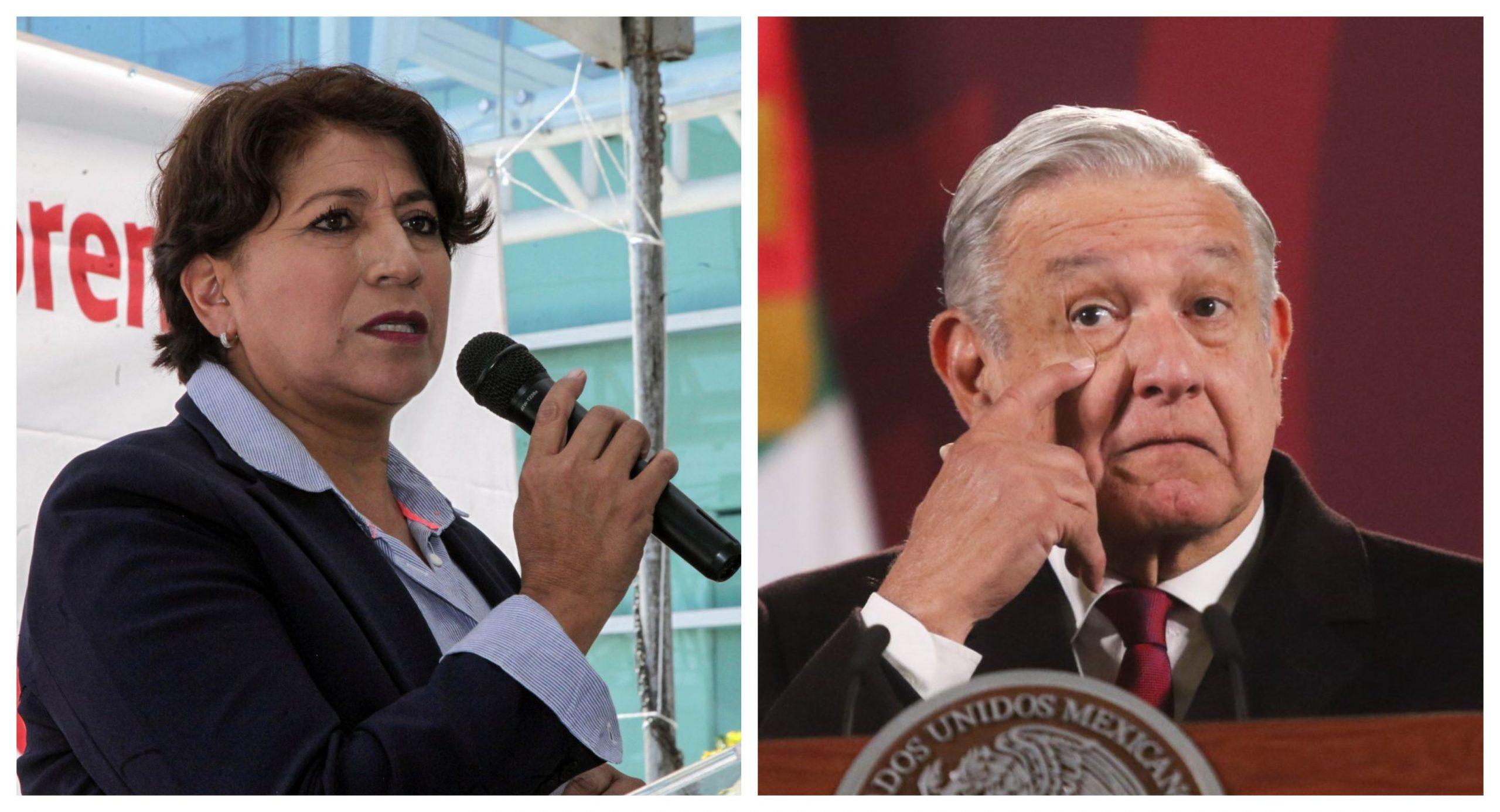 AMLO defiende a Delfina Gómez; FGR integra indagatoria en su contra por delitos electorales