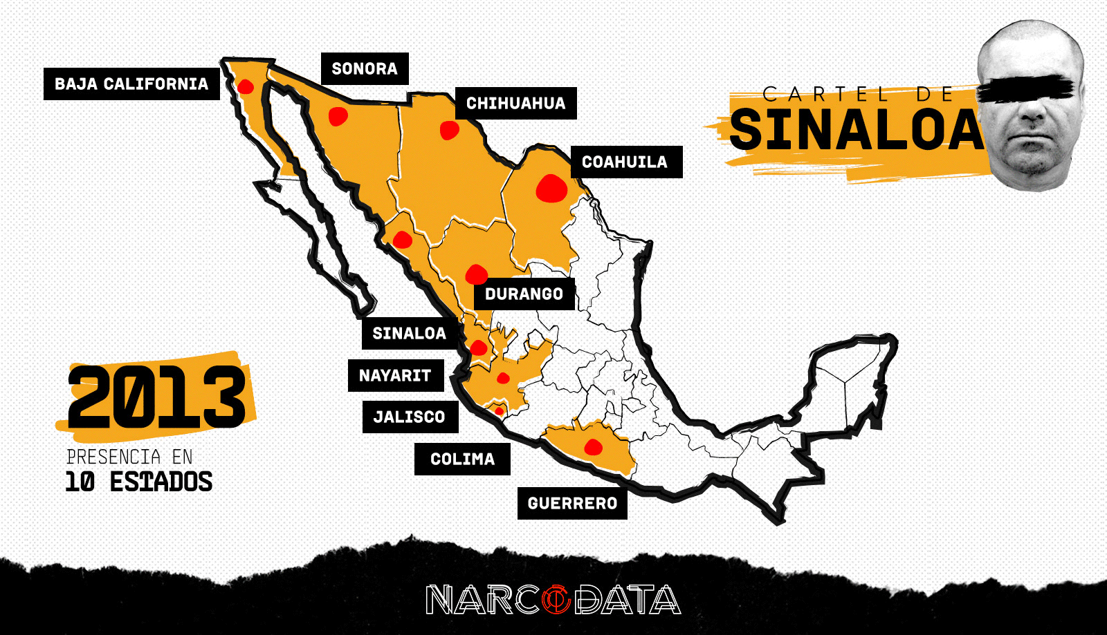 Con El Chapo detenido y extraditado, el cártel de Sinaloa reduce su presencia en México