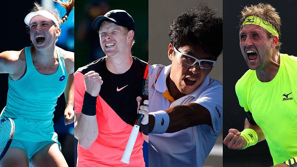 Los tenistas que están sorprendiendo en el Abierto de Australia: Edmund, Sandgren, Chung y Mertens