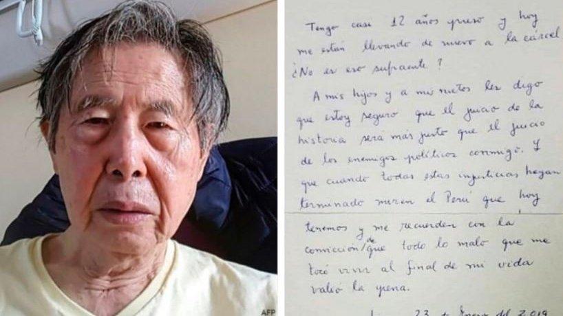 Perú: el expresidente Alberto Fujimori vuelve a prisión tras más de 100 internado en una clínica