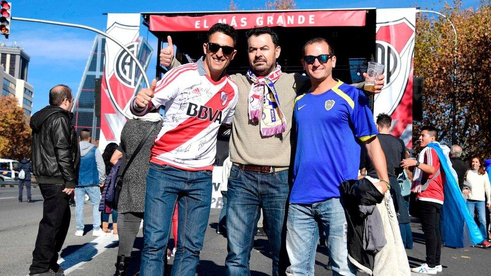 River-Boca en la final de la Copa Libertadores: así se vive el ambiente en Madrid a horas del superclásico