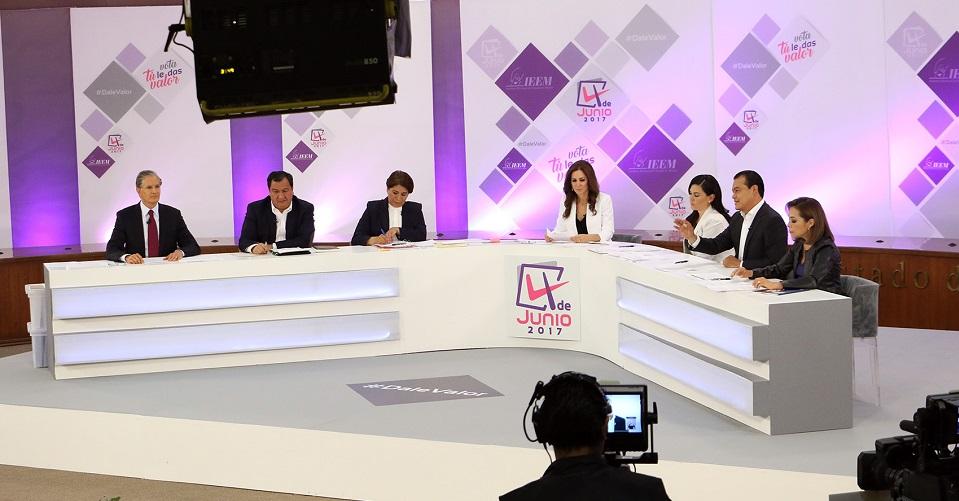 Críticas al PRI marcan segundo debate en Edomex; Del Mazo amenaza: cambio traería devaluación