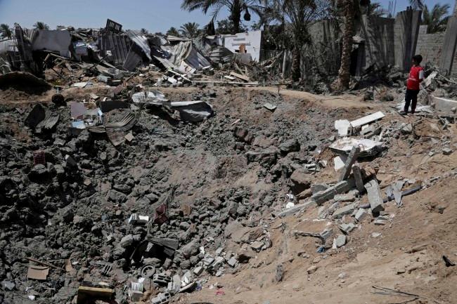 Un dron muestra la magnitud de la destrucción en Gaza