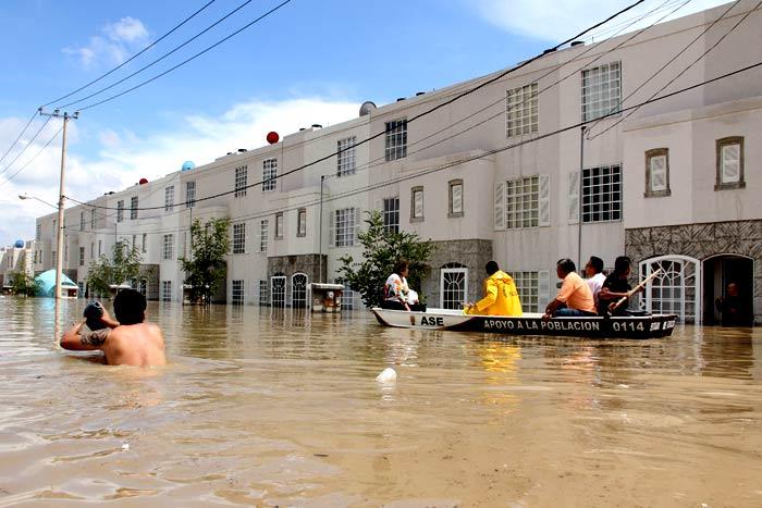Declaran emergencia por inundación en Edomex