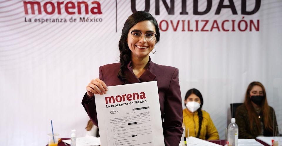 Exasistente de AMLO se registra como candidata de Morena a gubernatura de San Luis Potosí