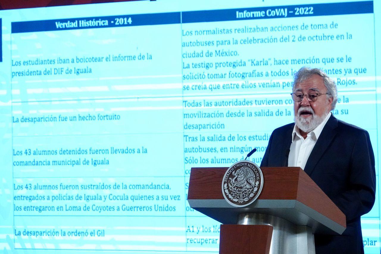 “Nosotros no torturamos a nadie”: Encinas defiende su informe y asegura que no es lo mismo que la “verdad histórica”