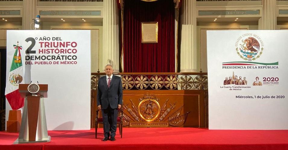 AMLO presume baja en crimen y que no solo se ha ayudado a los pobres, también a los más ricos