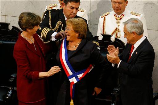 Bachelet llega a la presidencia por segunda vez