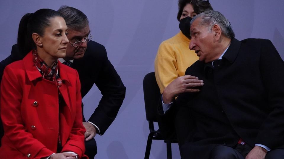 PRI denuncia ante el INE a Ebrard, Sheinbaum y Adán Augusto por apoyo a candidatos