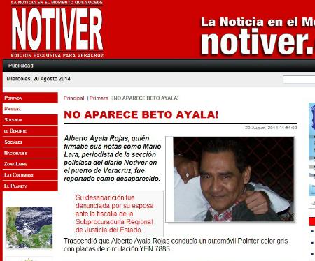 Hallan “sano y salvo” a periodista veracruzano reportado como desaparecido