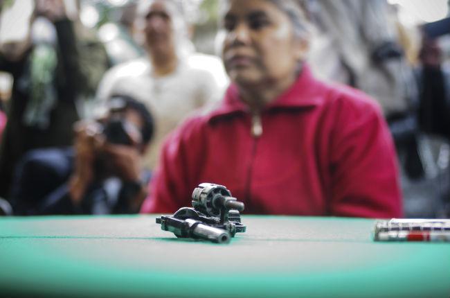 Retiran 10 mil armas en el DF en 2013