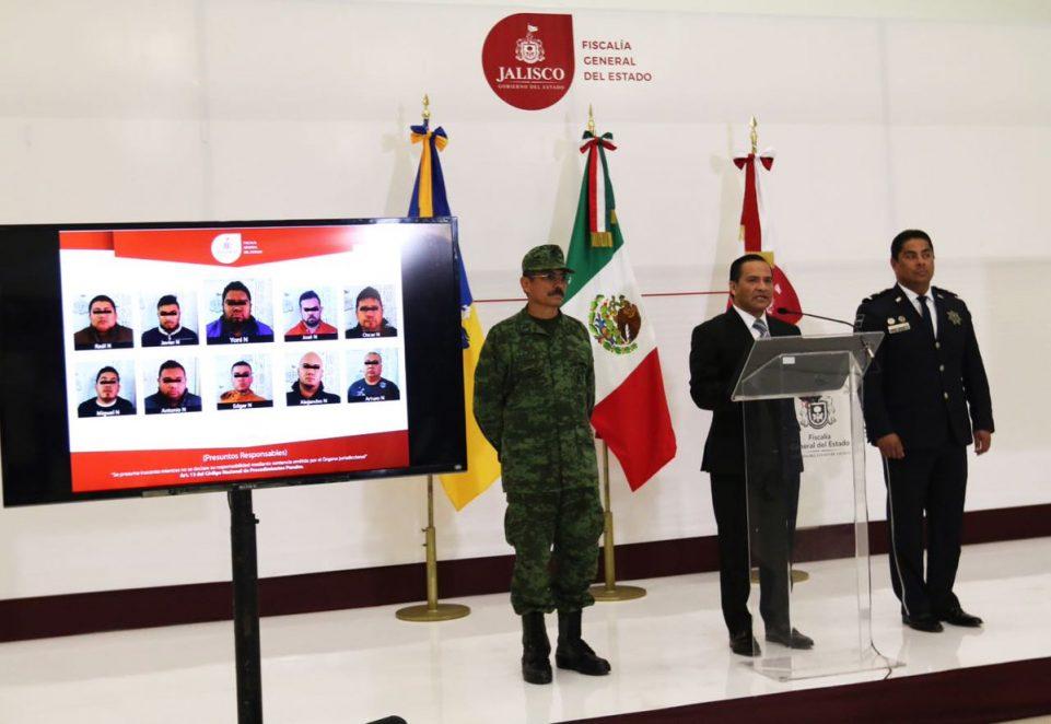 Uno de los 10 detenidos al transportar cuerpos en Jalisco era objetivo prioritario: Fiscalía