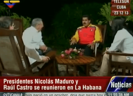 Maduro se reúne con Castro