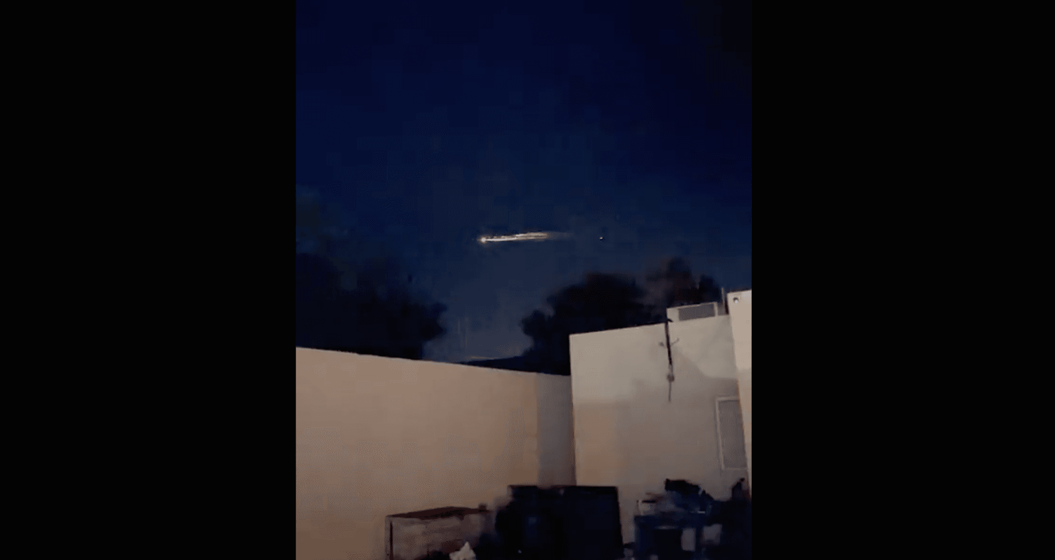 ¿Un meteorito? Luces vistas en el cielo de México eran restos de un cohete