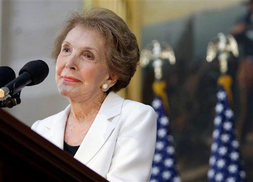 Muere la exprimera dama de EU, Nancy Reagan