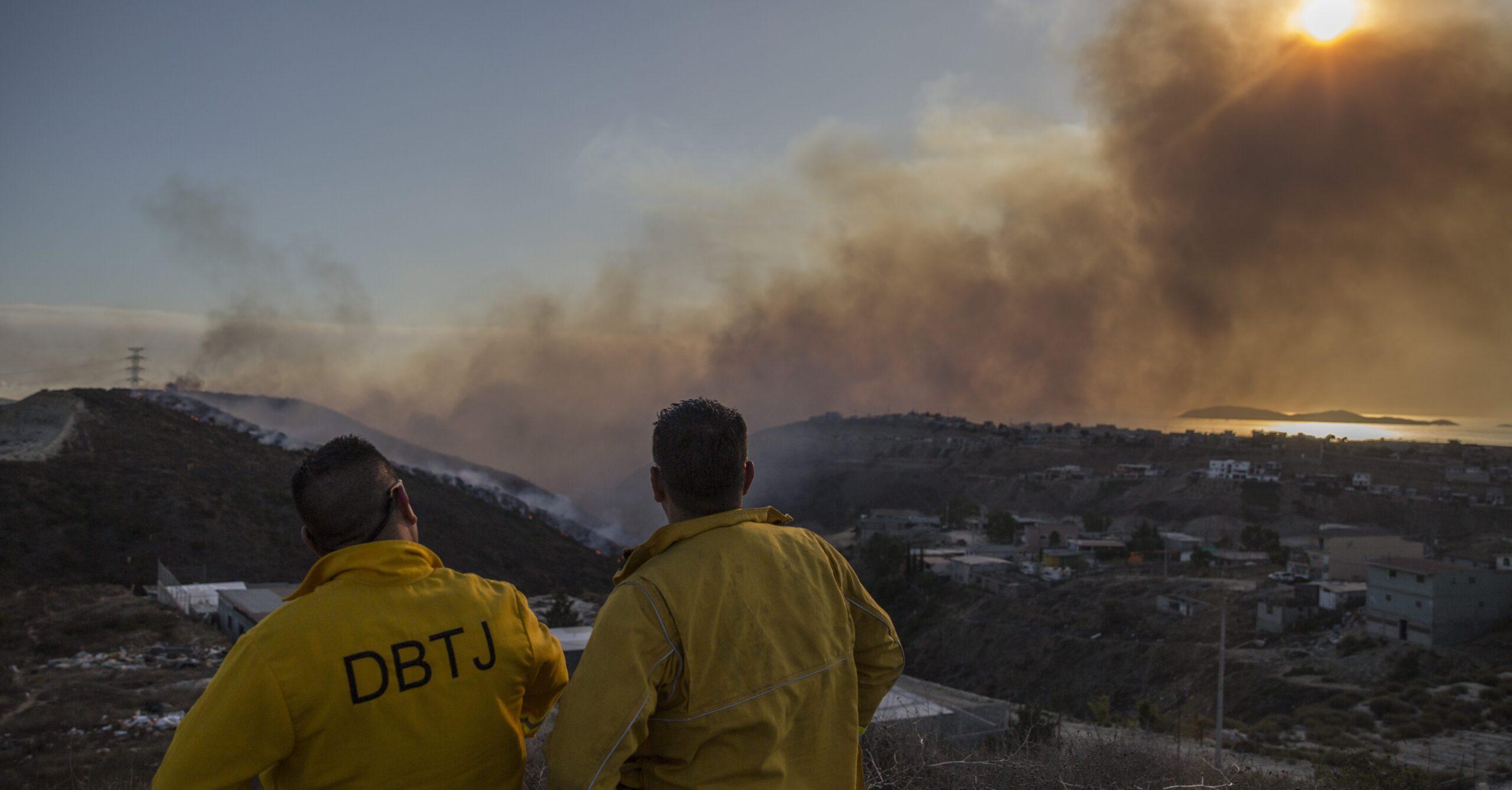 Emergencia en Tijuana, Ensenada, Tecate y Playas de Rosarito por incendios