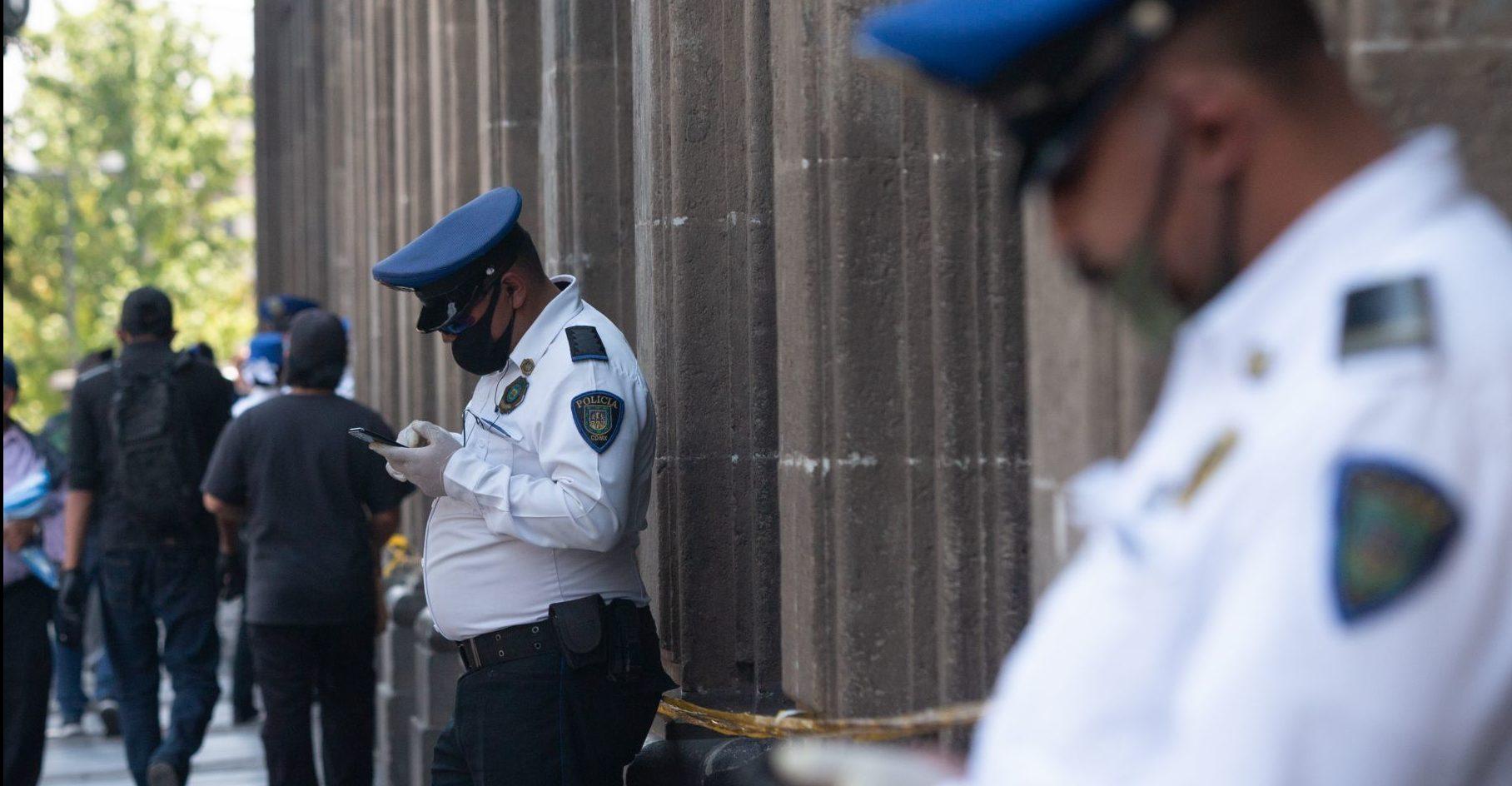 Suman 20 policías con COVID-19 en CDMX y 256 están aislados por tener contacto con los casos positivos