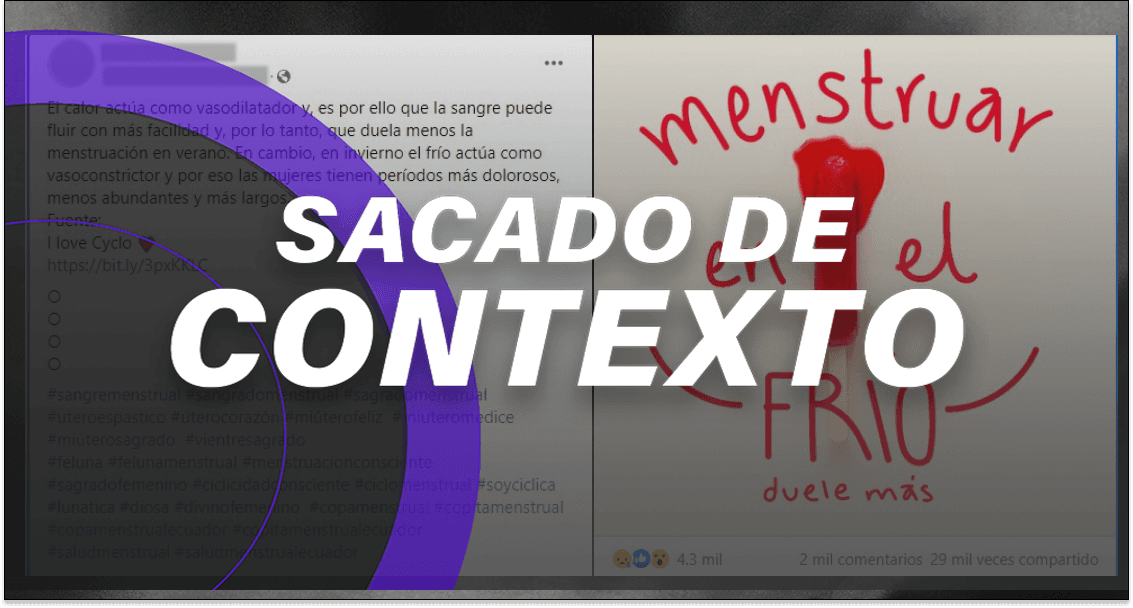 ¿El *invierno hace que la menstruación* sea más dolorosa? Emmm… no precisamente