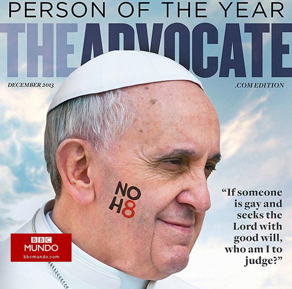 Una revista gay nombra al Papa personaje del año