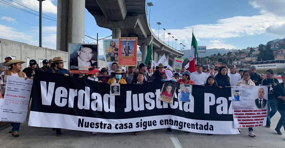‘El dolor no es un show’: Caminata por la Paz llega a CDMX