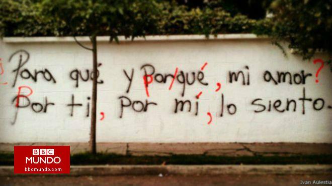 Acción ortográfica: los grupos que corrigen la ortografía de los grafitis