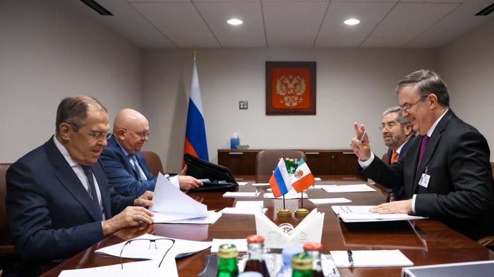 Ebrard presenta plan de paz a Rusia; Ucrania lo “vio bien”, dice AMLO