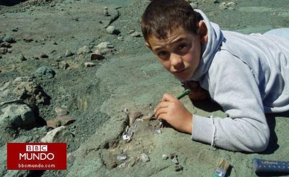 Cómo un niño de 7 años descubrió un dinosaurio único