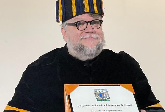 ¡Felicidades, doctor Del Toro!: Guillermo Del Toro ya recibió su doctorado Honoris Causa de la UNAM