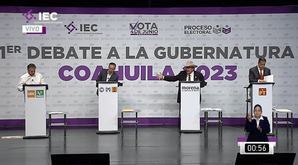 'Guerra' de acusaciones por corrupción y deuda marca el primer debate en Coahuila