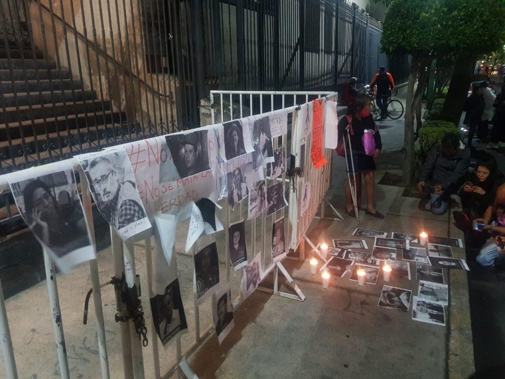 “¡Justicia!”: frente a Segob, periodistas reclaman por asesinato de corresponsal Luis Martín Sánchez